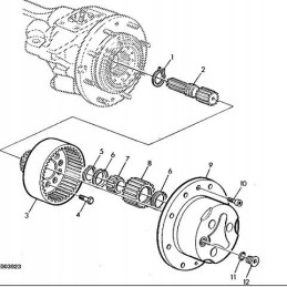 Galutinis pavaros velenas fendt farmer 300 z16 z22 l110236