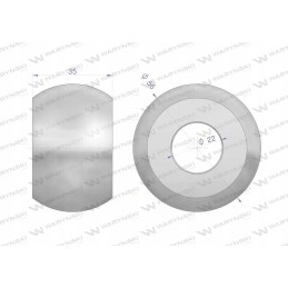 Grūdintas kamuolys, 1 kategorija 2 56x22x35 Warynski