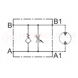 Vožtuvo variklis bmr 1 2 60l 210bar bvr1202 hidrolideris