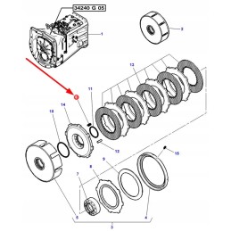 3813142m1 sankabos krepšelio spyruoklė