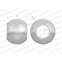 Grūdintas kamuolys, 2 kategorija, 56x28x45 Warynski