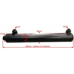 Hidraulinio cilindro pavara, stūmoklis 40x25, eiga 250