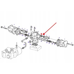G822100070080 hidraulinio vožtuvo stūmoklis