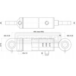 Hydr 63 200 u25 l 450 hidroliderio pavara