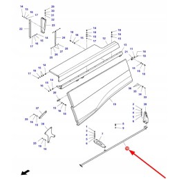 7105967m91 šoninio dangtelio laikiklis