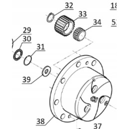 Manitou 562510 palydovinis guolis