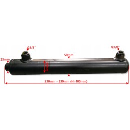 Hidraulinio cilindro pavaros stūmoklis 40x25 taktų 100