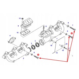 F926200100190 varžtas su flanšu m10 x 50