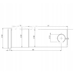 Apatinės trauklės tvirtinimo kronšteino kaištis į c 3