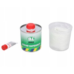 Poliesterio derva su stiklo kilimėliu ir kietikliu