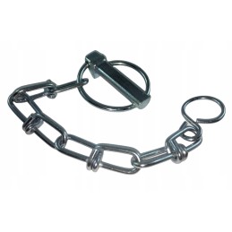 Žemės ūkio kaištis, skersmuo 10 mm x 445 mm, su grandine