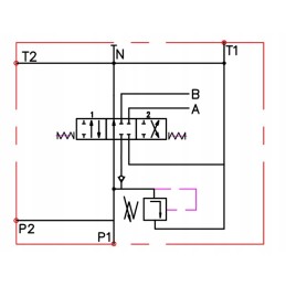 Hidraulinis skirstytuvas, 1 sekcija, 40l, 1 sekcija