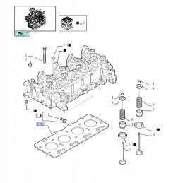 Variklio galvutės tarpinė 1 25mm nh korpusas 2830919 c