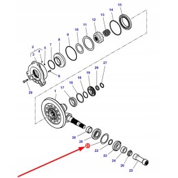 3014302x1 diferencialinė poveržlė