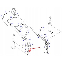 H835950160080 hidraulinis vamzdis