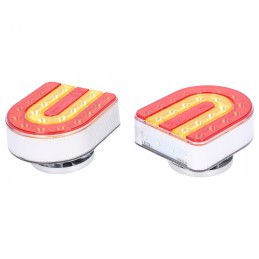 Belaidės LED galinės lempos 12 24v lagamino magnetas