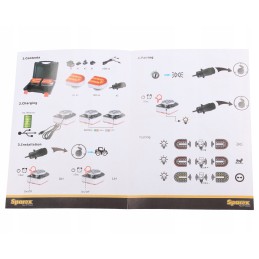 Belaidės LED galinės lempos 12 24v lagamino magnetas