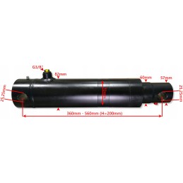 Hidraulinis cilindras smn1g 60 taktų 200 l 360 mm
