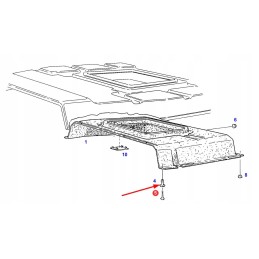 X444660102000 plastikinis skląsčio kaištis 3 5 mm