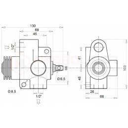 Ribinis vožtuvas nz v fcr 2t 1 2 80l 350 bar om
