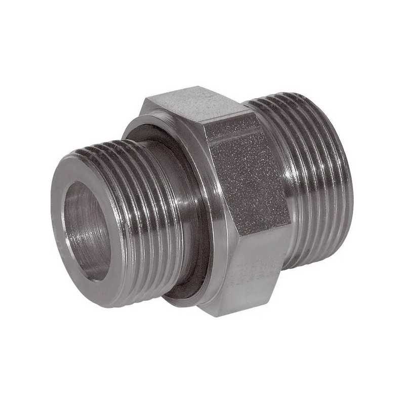 Tiesi jungtis su tarpikliu 1 4 bsp m16x1 5