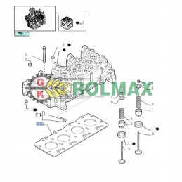 Variklio galvutės tarpinė 1 15mm nh korpusas 2830920