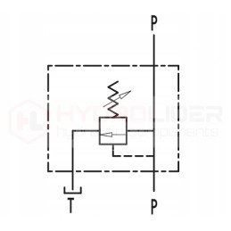 Perdavimo vožtuvas su žmogumi 3 4 90l 80 300bar 150 omų