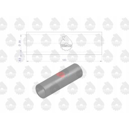 Radiatoriaus žarnų komplektas mf 255 original born