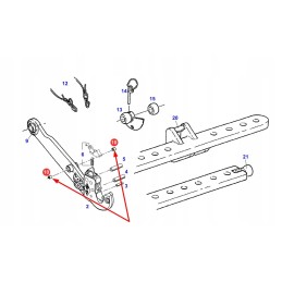 X500920600000 apatinė pakabos įvorė