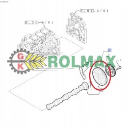 Pavarų ratas new holland t4000 t5000 case jx maxxum