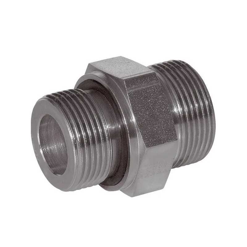 Tiesi jungtis su tarpine 3 8 bsp m18x1 5 12l