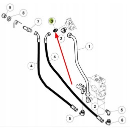 6005027137 hidraulinė jungtis