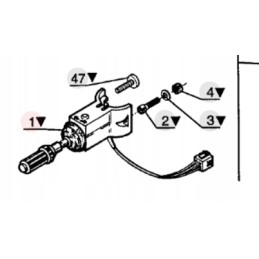 Atbulinės eigos jungiklis manitou 234956 reversas