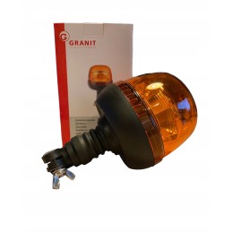 LED gaidžio įspėjamoji lemputė ant vamzdžio 12 24v IP65