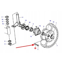 La44011091 stebulės varžto poveržlė 19 x 40 x 6