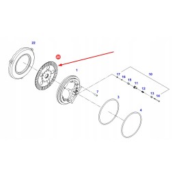 339150150160 agco stabdžių diskas