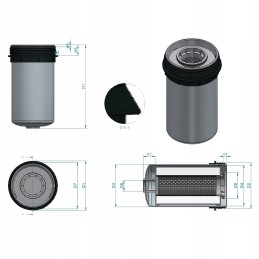 Kuro filtras p553550 donaldson