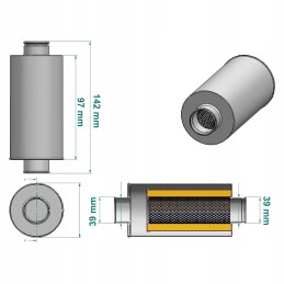 Hidraulinis filtras sh61139 hifi flow fi 39