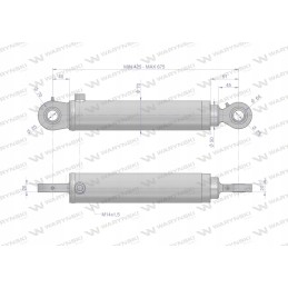 Vienpusė hidraulinė pavara Zetor 425 675 Warynski