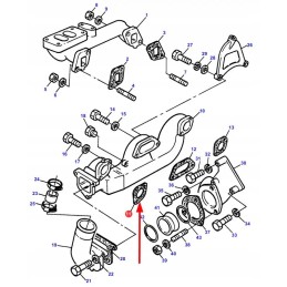3638735m1 išmetimo kolektoriaus tarpinė