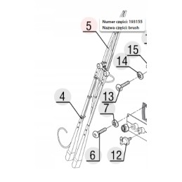 Manitou 193155 stiklo valytuvai