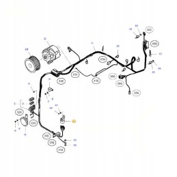 Paleidimo relė mf valtra 3779879m1 originali