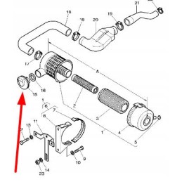 3808461m1 oro filtro jutiklis