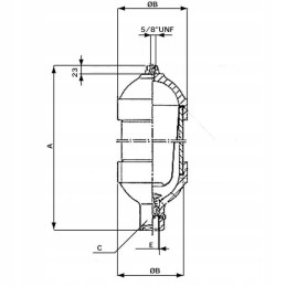 Membraninis hidraulinis akumuliatorius 0 35l 210 100 b