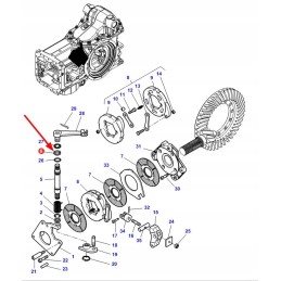 3014877x1 guminis sandarinimo žiedas h strypui