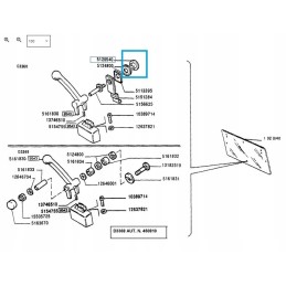 Veidrodžio rankenėlė naujas holland korpusas m8x16 5120540