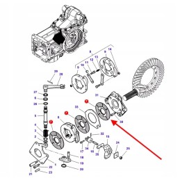 3790493m2 rankinio stabdzio diskas
