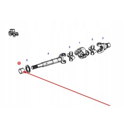 F510300020530 priekinio varančiojo veleno įvorė