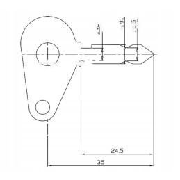 Užvedimo raktelis mf 3 mf 4 korpusas 883930 k920929 apa