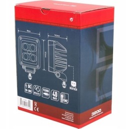 Halogeninė kvadratinė darbo lempa LED 40W 4500lm